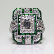 Load image into Gallery viewer, Luxury Square Women Crystal Zircon Engagement Ring, 10, 6, 7, 8, 9