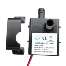 Load image into Gallery viewer, 240L/H Ultra-quiet Flow Rate Waterproof Brushless Pump Mini Submersible Water Pump, Mini Submersible Water Pump