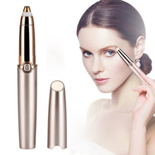 Load image into Gallery viewer, Push Button Electric Eyebrow Trimmer Automatic Hair Removal Device, Push Button Rose Gold, Push Button Pearl Whit