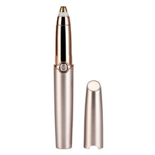 Load image into Gallery viewer, Push Button Electric Eyebrow Trimmer Automatic Hair Removal Device, Push Button Rose Gold, Push Button Pearl Whit