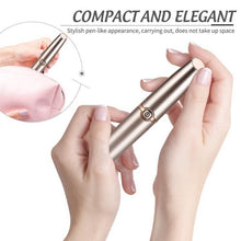 Load image into Gallery viewer, Push Button Electric Eyebrow Trimmer Automatic Hair Removal Device, Push Button Rose Gold, Push Button Pearl Whit