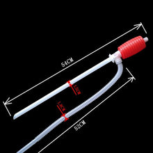 Load image into Gallery viewer, Creative Hand Manual Gas Oil Water Liquid Transfer Pump Siphon Hose for Car Motorcyle Truck Car Liquid Pump, Red