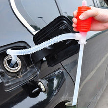 Load image into Gallery viewer, Creative Hand Manual Gas Oil Water Liquid Transfer Pump Siphon Hose for Car Motorcyle Truck Car Liquid Pump, Red