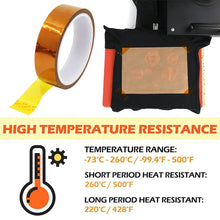 Load image into Gallery viewer, High Temperature Heat Resistant Tape Thermal Insulation Tape Polyimide Adhesive Insulating Adhesive 3D Printing Board Protection Tape