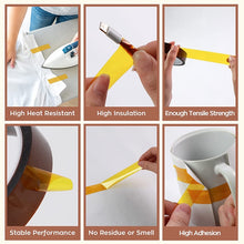 Load image into Gallery viewer, High Temperature Heat Resistant Tape Thermal Insulation Tape Polyimide Adhesive Insulating Adhesive 3D Printing Board Protection Tape
