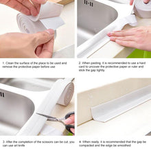 Load image into Gallery viewer, Durable PVC Material Waterproof Mold Proof Adhesive Tape  Kitchen Bathroom Wall Sealing Tape, 3.8cm x 3.2m, 2.2cm x 3.2m