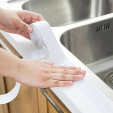 Load image into Gallery viewer, Durable PVC Material Waterproof Mold Proof Adhesive Tape  Kitchen Bathroom Wall Sealing Tape, 3.8cm x 3.2m, 2.2cm x 3.2m