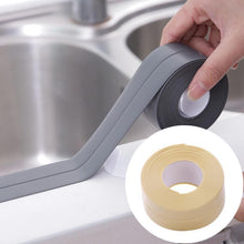 Load image into Gallery viewer, Durable PVC Material Waterproof Mold Proof Adhesive Tape  Kitchen Bathroom Wall Sealing Tape, 3.8cm x 3.2m, 2.2cm x 3.2m