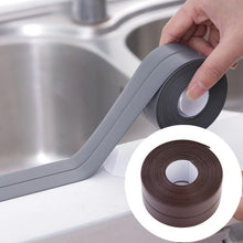 Load image into Gallery viewer, Durable PVC Material Waterproof Mold Proof Adhesive Tape  Kitchen Bathroom Wall Sealing Tape, 3.8cm x 3.2m, 2.2cm x 3.2m
