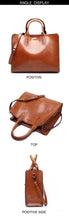 Load image into Gallery viewer, Leather Handbags Big Women Bag Casual Female Bags Trunk Tote Shoulder Bag Ladies Large Bolsos, Brown, Black, Green, Blue, Coffee, Burgundy, Pink, Gray