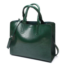 Load image into Gallery viewer, Leather Handbags Big Women Bag Casual Female Bags Trunk Tote Shoulder Bag Ladies Large Bolsos, Brown, Black, Green, Blue, Coffee, Burgundy, Pink, Gray