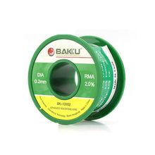 Load image into Gallery viewer, BAKU High-purity Low-temperature Solder Wire 63 Degrees Celsius No-clean Tin Wire, BK-10002 0.2mm, BK-10004 0.4mm, BK-10005 0.5mm, BK-10006 0.6mm