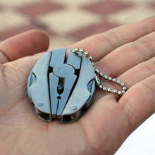 Load image into Gallery viewer, Portable Multifunction Folding Plier Stainless Steel Foldaway Knife Keychain Screwdriver, Knife Keychain Screwdriver