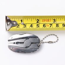 Load image into Gallery viewer, Portable Multifunction Folding Plier Stainless Steel Foldaway Knife Keychain Screwdriver, Knife Keychain Screwdriver
