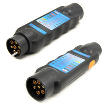 Load image into Gallery viewer, JHT4003 European 12V 7 Pin Car Truck Trailer Plug Socket Tester Wiring Circuit Light Test Tool, JHT4003  7 Pin