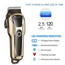 Load image into Gallery viewer, Surker SK-803 High-power LCD Hair Clipper Plug-in Dual-use Electric Clippers