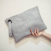 Load image into Gallery viewer, Simple Retro Ladies Handbag Fashion Large Capacity Clutch Bag Zipper Envelope Bag