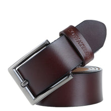 Load image into Gallery viewer, COWATHER XF002 Men Genuine Leather Luxury Business Casual Pin Buckle Belt
