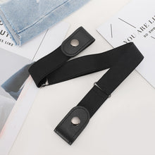 Load image into Gallery viewer, Buckle-free Elastic Force PU Leather Waistband, Length: 110cm