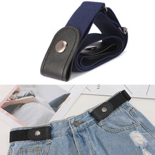 Load image into Gallery viewer, Buckle-free Elastic Force PU Leather Waistband, Length: 110cm