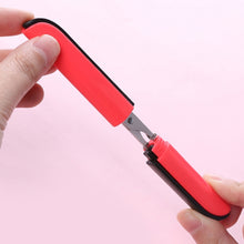 Load image into Gallery viewer, Portable Shears Paper Cutting Folding Safety Mini Stationery Scissors