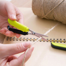 Load image into Gallery viewer, Portable Shears Paper Cutting Folding Safety Mini Stationery Scissors