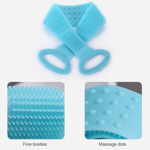 Load image into Gallery viewer, Silicone Massage Pull Strap Bath Brush Powerful Exfoliating Rubbing Bath Artifact, TBD052096201E, TBD052096201A, TBD052096201B, TBD052096201C, TBD052096201D