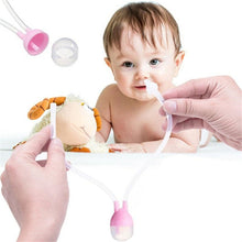 Load image into Gallery viewer, Newborn Baby Safety Nose Cleaner Vacuum Suction Nasal Aspirator Flu Protections Nasal Aspirator Nasal Snot Nose Cleaner Baby, pink, yellow, blue