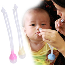 Load image into Gallery viewer, Newborn Baby Safety Nose Cleaner Vacuum Suction Nasal Aspirator Flu Protections Nasal Aspirator Nasal Snot Nose Cleaner Baby, pink, yellow, blue