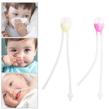Load image into Gallery viewer, Newborn Baby Safety Nose Cleaner Vacuum Suction Nasal Aspirator Flu Protections Nasal Aspirator Nasal Snot Nose Cleaner Baby, pink, yellow, blue