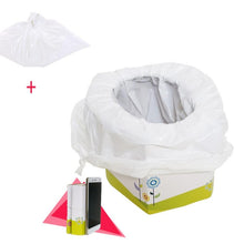 Load image into Gallery viewer, Portable Travel Urine Bag Emergency Mobile Mini Toilet Folding Potty, Travel Urine Bag