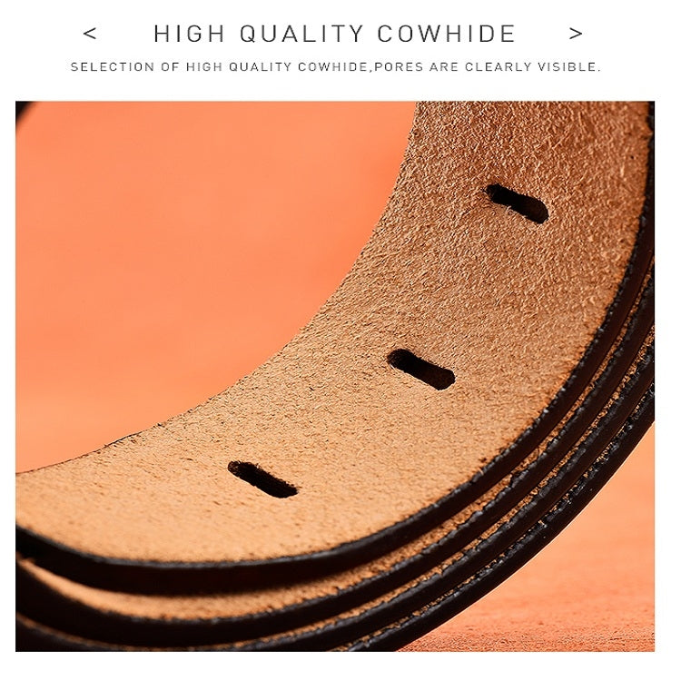 Men Vintage Crocodile Textured Leather Belt