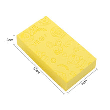 Load image into Gallery viewer, Baby Shower Spa Bath Square Sponge Body Cleaning Scrub