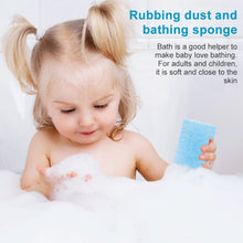 Load image into Gallery viewer, Baby Shower Spa Bath Square Sponge Body Cleaning Scrub