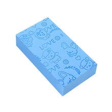 Load image into Gallery viewer, Baby Shower Spa Bath Square Sponge Body Cleaning Scrub