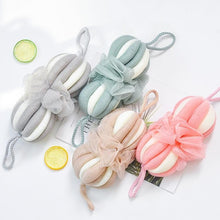 Load image into Gallery viewer, Bath Ball Rubbing Back Bath Towel Long Foam Net Bath Brush