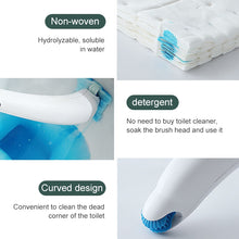 Load image into Gallery viewer, Disposable Toilet Brush Household Toilet Brush with Detergent, Splicing, Dolphin, Replacement Core