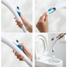 Load image into Gallery viewer, Disposable Toilet Brush Household Toilet Brush with Detergent, Splicing, Dolphin, Replacement Core