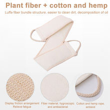 Load image into Gallery viewer, Soft Skin Care Exfoliating Loofah Sponge Back Strap Bath Shower Body Massage Spa Cleaning Scrubber Brush Tool, Soft Skin Loofah Sponge Back Strap