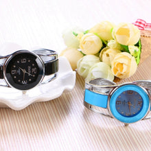 Load image into Gallery viewer, XinHua Women Diamond Mirror Surface Hollow Stainless Steel Bracelet Quartz Watch