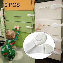 Load image into Gallery viewer, 10 PCS/Lot Child Lock Protection Of Children Locking Doors For Children Safety Kids Plastic Lock, 10 PCS  White
