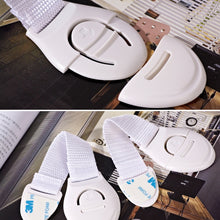 Load image into Gallery viewer, 10 PCS/Lot Child Lock Protection Of Children Locking Doors For Children Safety Kids Plastic Lock, 10 PCS  White