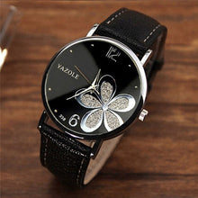 Load image into Gallery viewer, YAZOLE Ladies OL Style Four-leaf Clover Pattern Quartz Watch