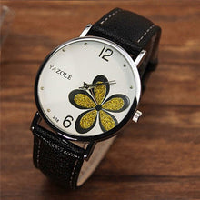 Load image into Gallery viewer, YAZOLE Ladies OL Style Four-leaf Clover Pattern Quartz Watch