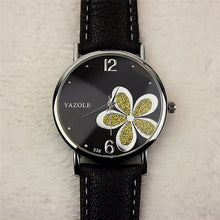Load image into Gallery viewer, YAZOLE Ladies OL Style Four-leaf Clover Pattern Quartz Watch