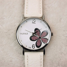 Load image into Gallery viewer, YAZOLE Ladies OL Style Four-leaf Clover Pattern Quartz Watch