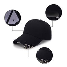 Load image into Gallery viewer, Unisex Casual Solid Color Adjustable Baseball Caps with Ring