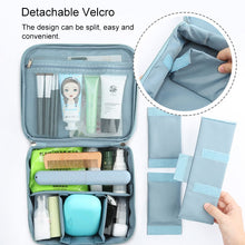 Load image into Gallery viewer, Large Capacity Portable Lady Waterproof Padded Travel Cosmetic Bag Beautician Storage Bags Women Makeup Bag
