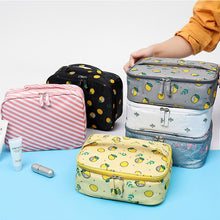 Load image into Gallery viewer, Large Capacity Portable Lady Waterproof Padded Travel Cosmetic Bag Beautician Storage Bags Women Makeup Bag