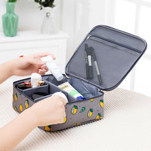 Load image into Gallery viewer, Large Capacity Portable Lady Waterproof Padded Travel Cosmetic Bag Beautician Storage Bags Women Makeup Bag